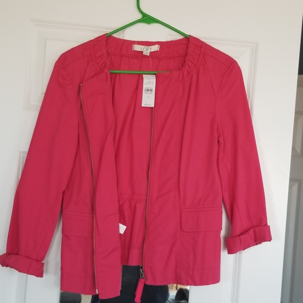 Loft pink jacket